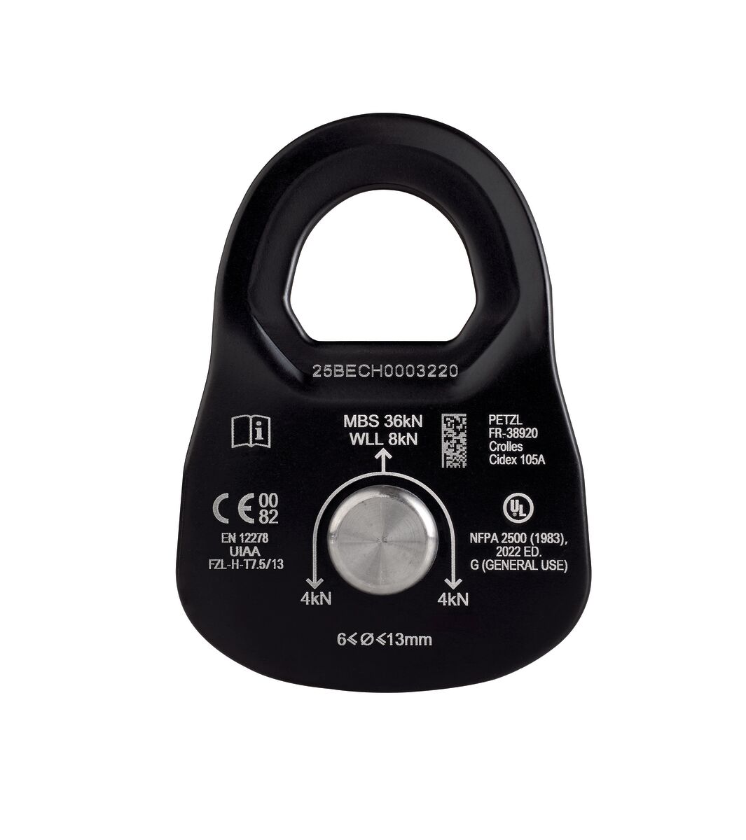 Petzl RESCUE S & RESCUE M Pulleys | High-Efficiency Rescue Pulleys from Columbia Safety